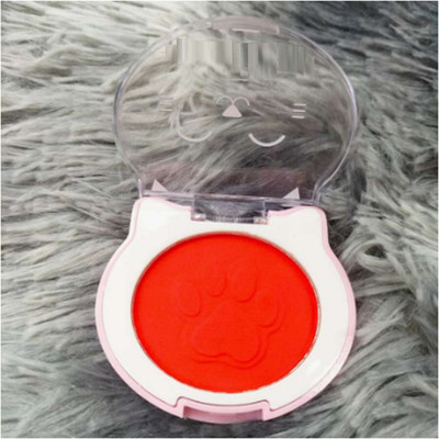 AFARAXIA Pressed Powder Face Blusher, Highly Pigmented & Long Lasting(Rose red)
