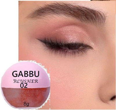 GABBU BLUSH NATURAL SOFT & SMOOTH BLUSHER MAKEUP(CORAL PINK)