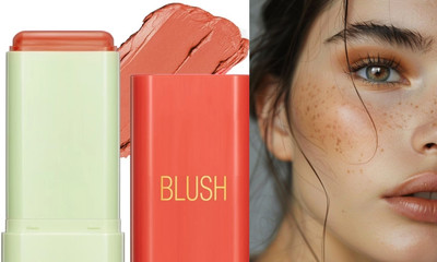 GABBU PROFESSIONAL BLUSHER MATTE FINISH STICK BLUSHER(natural brown)