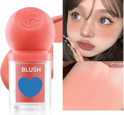 GULGLOW99 Waterproof Matte Liquid Blush Stick - Color Correcting, Brightening Finish(PEACH)