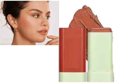 HUZURLU Stick Multi-Use Long Lasting Cream Blusher Stick and contour(brown)