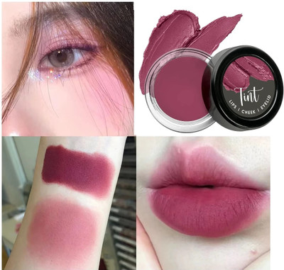 DARYUE TRENDING LONG LASTING WATERPROOF CREAMY LIP & CHEEK TINT(berry)
