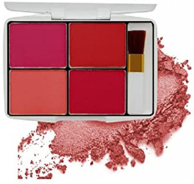 JANOST Ultra Blush Matte and Shimmer Blusher Palette(MULTICOLOR)
