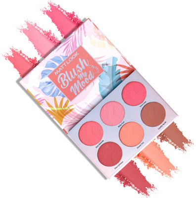 MATTLOOK Blush My Mood Enriched with Vitamin E Long Lasting Glow Blendable Formula(Beautiful inside out 02)