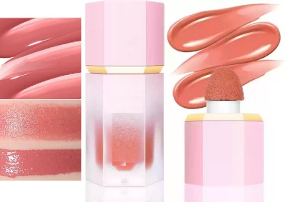 Wiffy Liquid Blush Makeup for Cheeks, Soft Cream Blush With Long-Wearing(PINK)