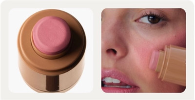 tanvi27 Lip & Cheek Highlighter Waterproof Natural Glow Balm(Dusky Pink)
