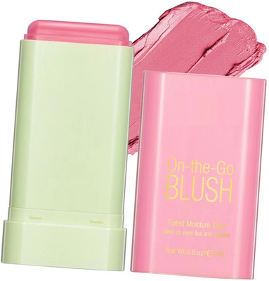 Maryville blusher stick long lasting soft and smooth look perfect pack of 1(SHY PINK)
