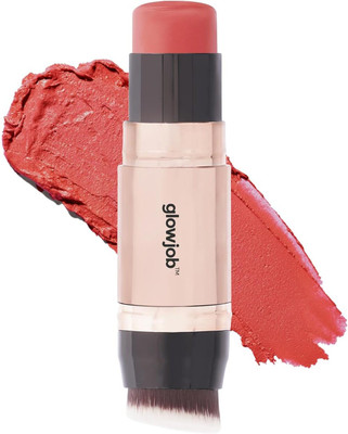 Glowjob Blush Dried Rose,Cream & Brush Multipurpose Stick Suitable for all Skin Tones(Dried Rose)