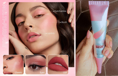 GABBU best Professional Blusher highly bendable blusher(rose pink)