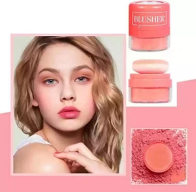 GABBU Puff Blush Buildable & Blendable With Puff Applicator & Mirror/3/(peach)