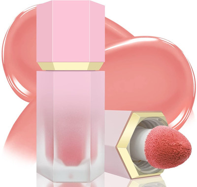 Latixmat Matte Velvet Liquid Blush Waterproof Blusher Soft Cream Makeup(Soft Peach)