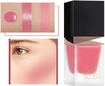 Yuency VELVET TOUCH WATERPROOF LIQUID BLUSH(MUTED PEACH)