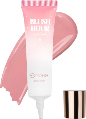 MARS Liquid Blush Hour | Dewy-Matte Finish | Highly Pigmented | Long-Lasting Formula(03-SUNKISSED)