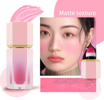 manasona Liquid Blush with Long Lasting & Lightweight Formula for Face Makeup(Pink)