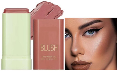 GABBU best Highly Pigmented Multi-Use Makeup Blusher Stick Chocolate color*(Chocolate brown)