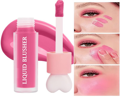 GABBU Matte Liquid Blush | Highly Pigmented Liquid Blush(DARK PINK)