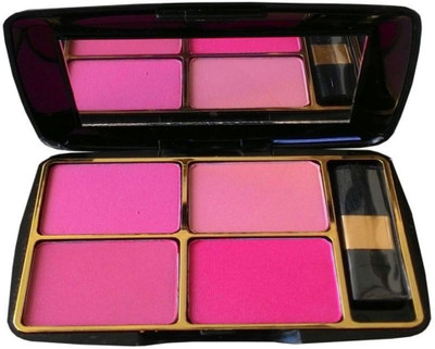 Amaryllis Matte Finish 4 Shade Glow Blusher Palette(Multicolor)
