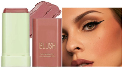 GABBU Multi-Use Makeup Blusher Stick for Eyes, Lips & Cheeks Chocolate color*(Chocolate brown)