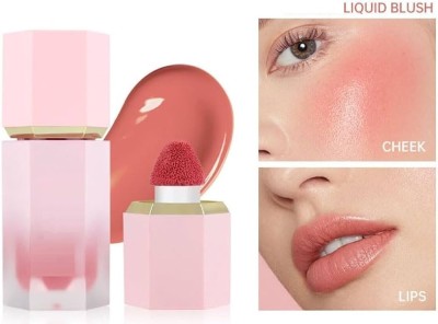 Arcanuy Long Lasting Ultra-Matte Velvet Liquid Blush,Face,Lips & Cheeks(peach)