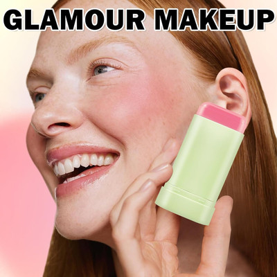 GFSU - GO FOR SOMETHING UNIQUE Multi-use Makeup Blush Stick,Natural Matte Finish(pink)