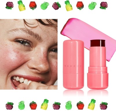 THTC Cooling Gel Water Jelly Tint Lip + Cheek Blush Stain Burst(Pink)