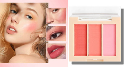 JANOST 3D Blush Patte Multicolor Palette(Multicolor)