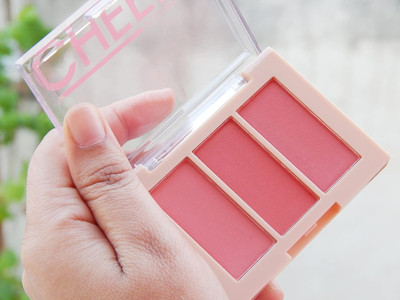 ADJD Love your cheeks 3 color matte blusher combo palette(MULTI COLOR)