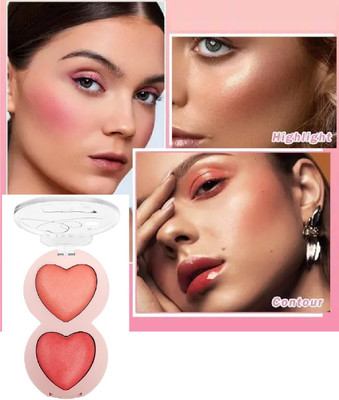 Neycare perfect look new pocket shimmer face and body blusher pack of 1(Multi color)