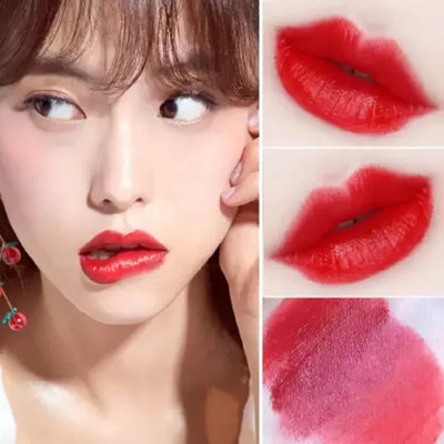 REIMICHI Matte Red Lip & Cheek Tint Natural Makeup For Your Lips, Cheeks And Eyes(RED)