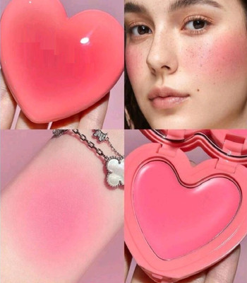 Jiwoo Herat cream blusher with matte finish(Pink)