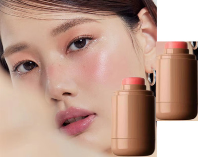 ADJD Combo Blush Stick 3-In-1 Cheek Lip Tinted Moisturized Blush Stick(ORANGE)