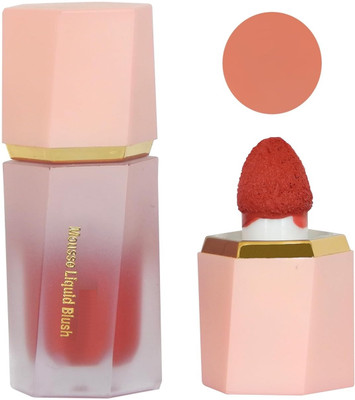 Maryville soft and smooth new liquid water proof blusher stick pack of 1(RED)