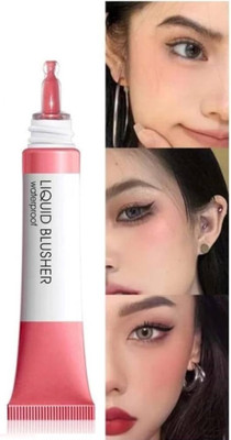 GABBU WATERPROOF BLUSHER TUBE MATTE FINISH PINK ROYAL SHADE BLUSH(drack peach)