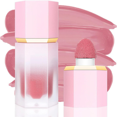 KAIASHA Liquid Blush Natural Cheek Tint Blusher Pigment Matte Cream On Face Make Up(pink)