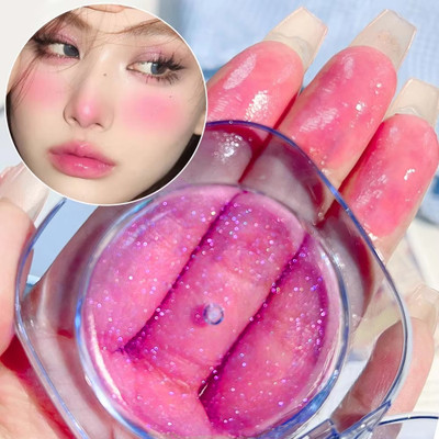 GABBU Moisturizing Blush Rouge Color Changing Blusher(pink)
