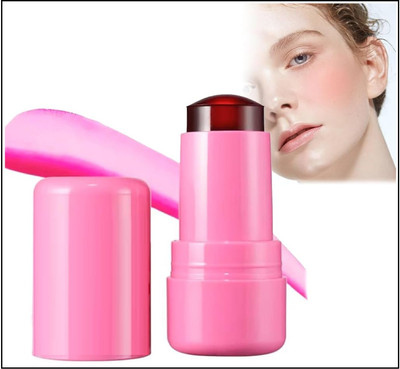 Neycare soft and smooth jelly look blusher easy to use pink shade pack of 1(pink)