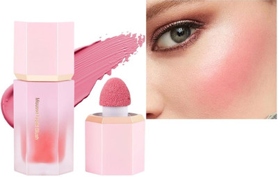 HUZURLU Mousse Liquid Blush Easy Application Natural Look Long-Lasting & Lightweight(Mauve)
