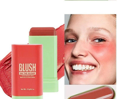 asija makeovers Cream Stick for Cheeks & Lips, Blendable Long-Lasting(orange)