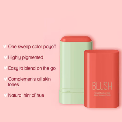 GFSU - GO FOR SOMETHING UNIQUE 3-in-1 Blush Stick with Soft Cream(coral orange)