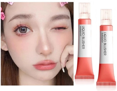 AFARAXIA waterproof Long-lasting Highly Pigmented blusher & Blendable(pink)