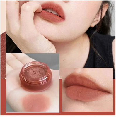 MYEONG 3 in 1 Lips Brown Mud Color Cheek Tint Cheeks, & Eyelid Gives Natural look(Cinnamon)