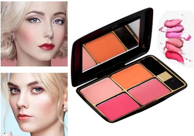 JANOST Makeup Blush and Shimmer Blusher Palette(Multicolor)