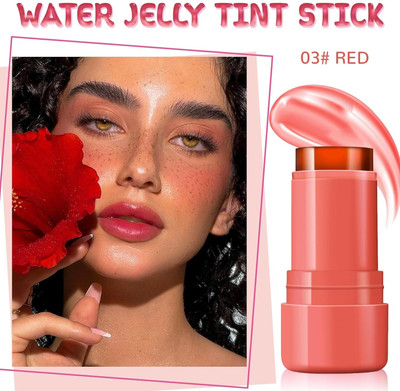 YAWI Waterproof Long-lasting Lip Cheek Eye Multi-use Stick blusher Lip Stain(5 g)
