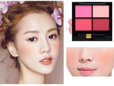 winry Tempting Blusher 4 in 1 Palette (MultiColor)(MULTICOLOUR)