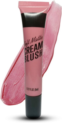 WECHARMERZ Cream Matte Tint Smudge Proof Liquid Blusher Waterproof(Pink Pack Of 1)