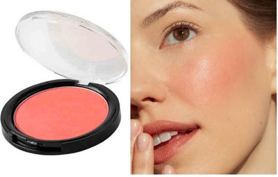 GFSU - GO FOR SOMETHING UNIQUE 03 SHIMMER SHINE MATTE FINISH WATER PROOF & LONG LASTING BLUSHER PALETTE(CREAMY PINK)