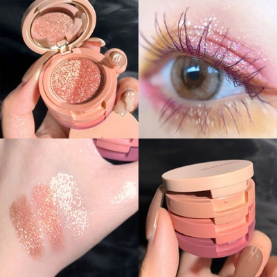 NADJA PROFESSIONAL 3 IN 1 BLUSHER & HIGHLIGHTER KIT BEST FOR MAKEUP(MULTICOLOR)