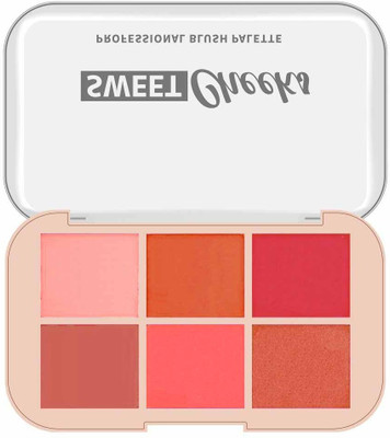 manasona Ultra Blush Matte and Shimmer Blusher Palette(FEVER COLOR)