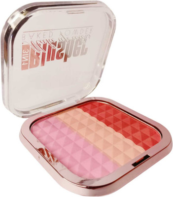 Gonegal 3IN1 Matte Blusher Makeup Colour Baked Powder(Multicolour)