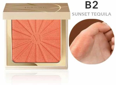 COSLUXE IMAGIC Brightening Highlighter Cheek Blush Palette Professional Brighten Smooth(Oil-Control Natural Pressed Makeup Highlighter B2-SUNSET)